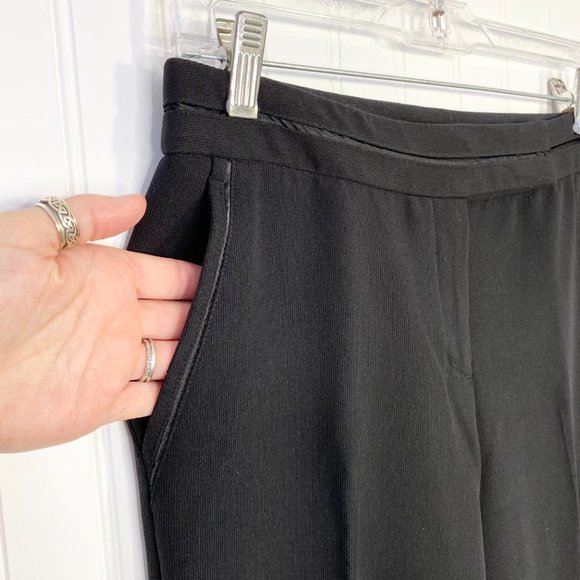 AXCESS by LIZ CLAIBORNE Black Trousers Puddle Pants 4 - Picture 4 of 12